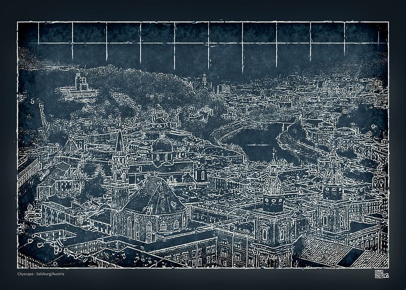 Stadt Salzburg von Leopold Brix