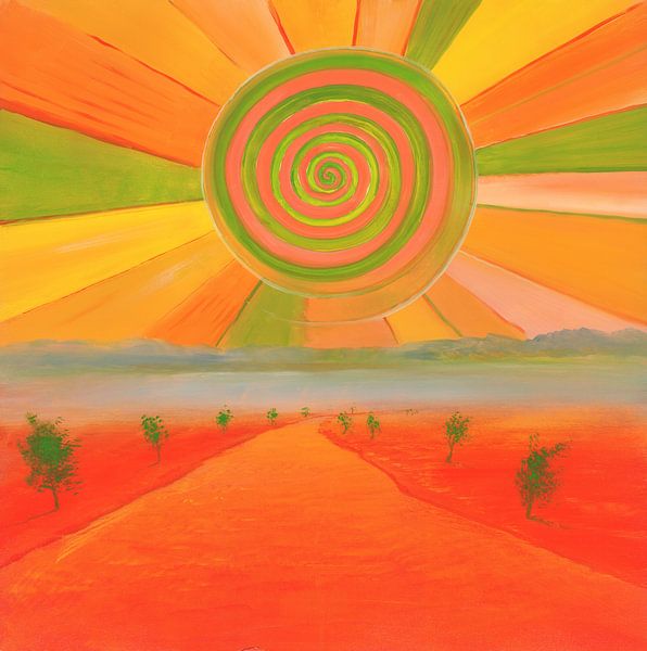 Spiral sun by Art Demo