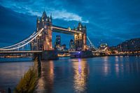 London Towerbridge in de nacht