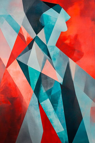 Geometrische Harmonie in leuchtenden Farben von Poster Art Shop