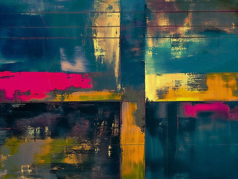 Vivid Intersection #2 by Mister Artwork