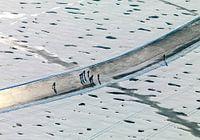 Skater auf den Loosdrecht Seen