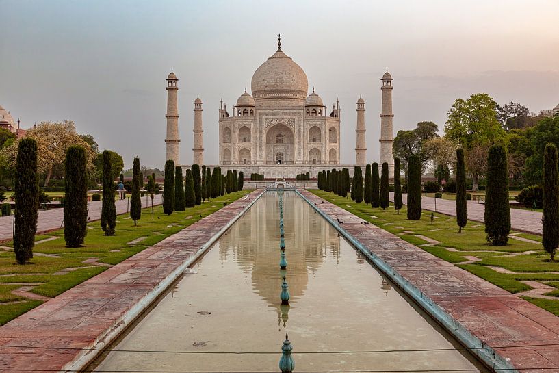 The Taj Mahal in India by Roland Brack
