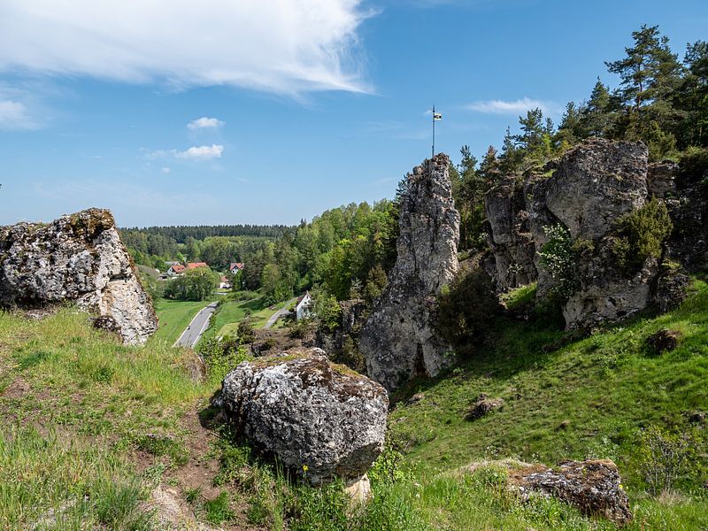 Climbing rocks in Franconian Switzerland by Animaflora PicsStock