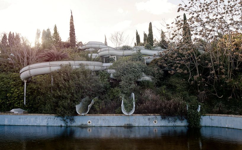 Waterpark met glijbanen  par Brecht Nolmans