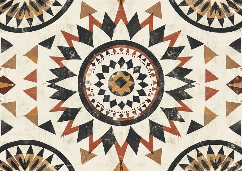 Boho farbenfrohe Arbeit von Moderne Kollektion