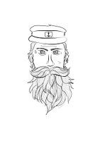 Capitaine d'affiche - pirate - Terschelling