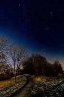 Winter starry sky Appingedam Opwierde