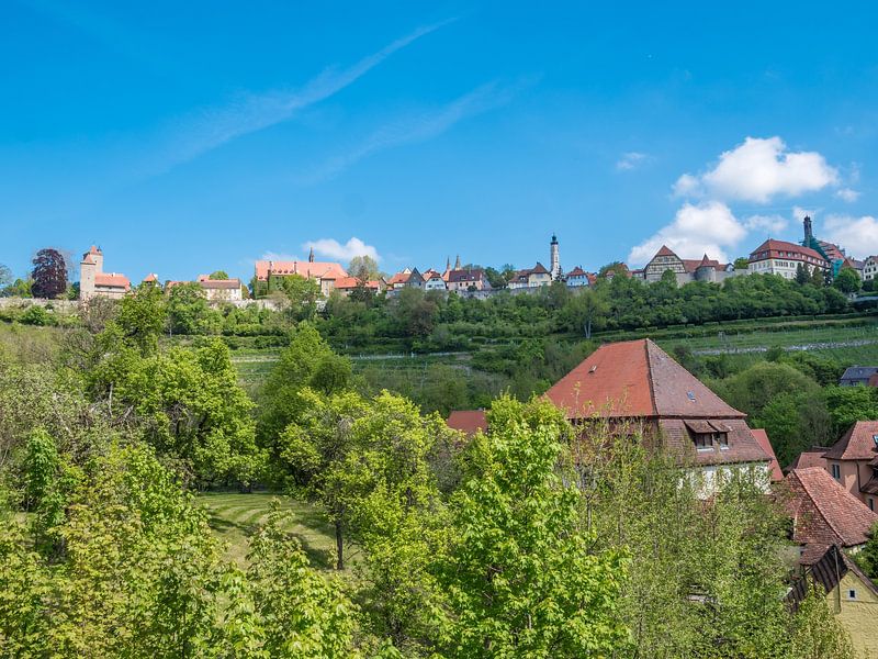 Blick auf Rothenburg ob der Tauber in Bayern von Animaflora PicsStock