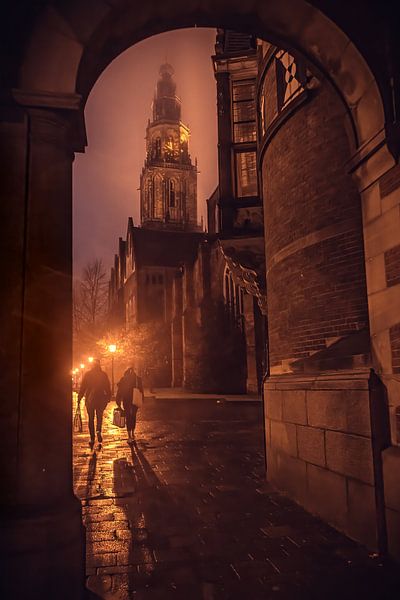 St. Martin's Tower during a night walk by Hessel de Jong Fotografie