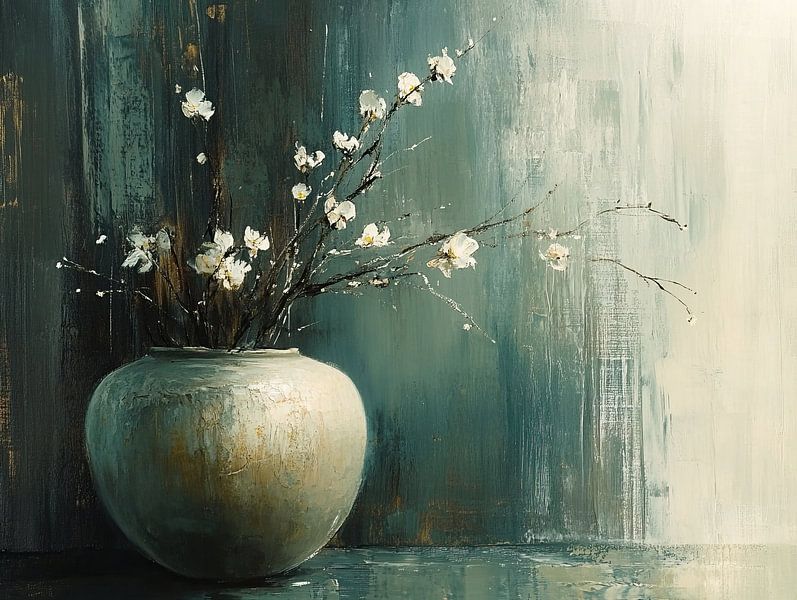 La chute silencieuse des pétales par Zen et Plus