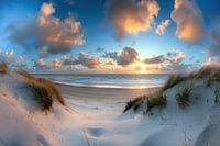 Dünenstrand und Meer