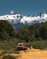 Alter rostiger Lastwagen