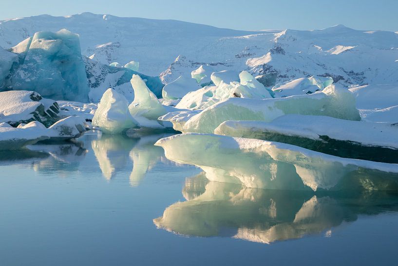 Jökulsárlón, lac glaciaire en Islande par Melissa Peltenburg