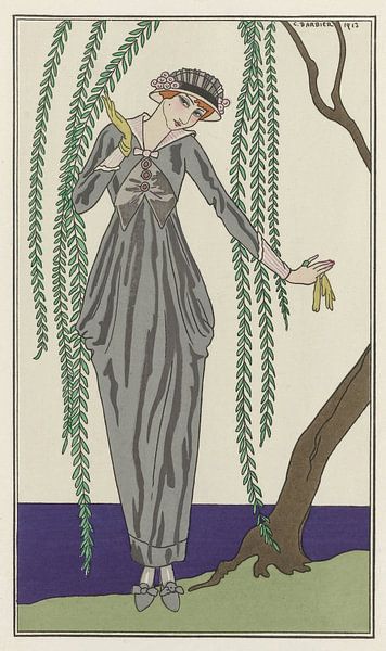 George Barbier – Robe de taffetas (1913) von Peter Balan