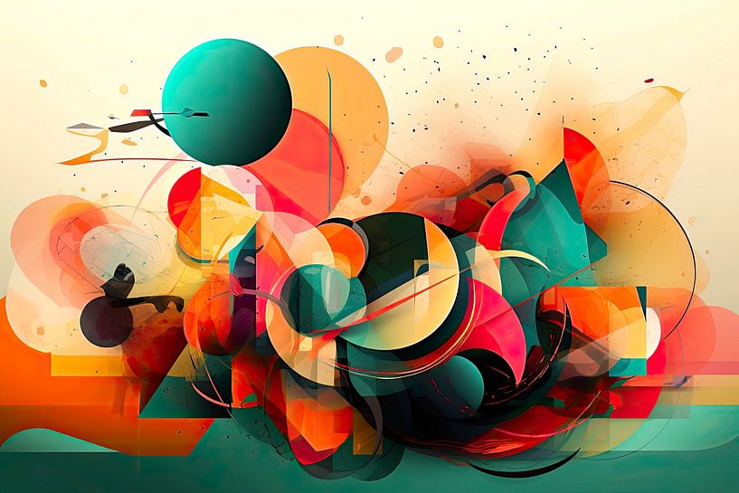 Paysage géométrique par Christian Ovís