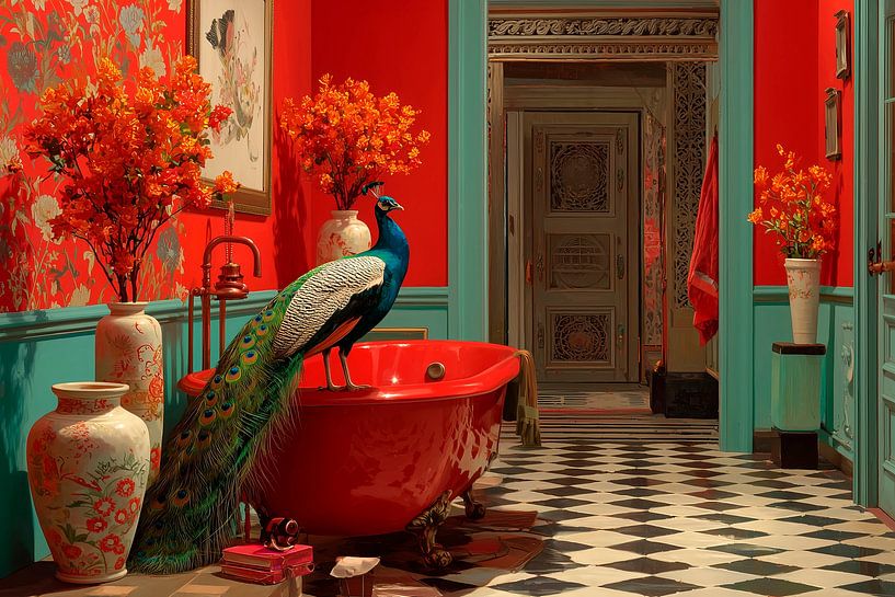 Baignoire Paon par Harry Hadders Design