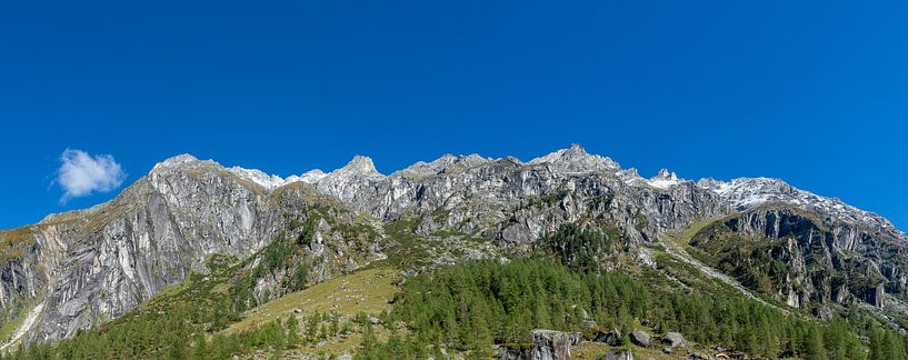 Panorama des Hochgebirges Hohe Tauern in Tirol, Österreich von Jan Fritz