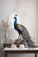 Paauw als Stillleben mit Blumen und einer Vase