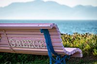 Banque avec l'inscription "Greece