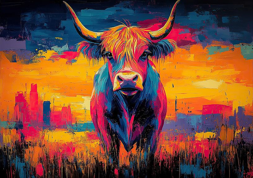 Schottischer Highlander Highland Cow Cattle von Niklas Maximilian
