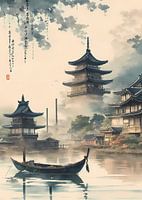 Traditionelle japanische Dörfer