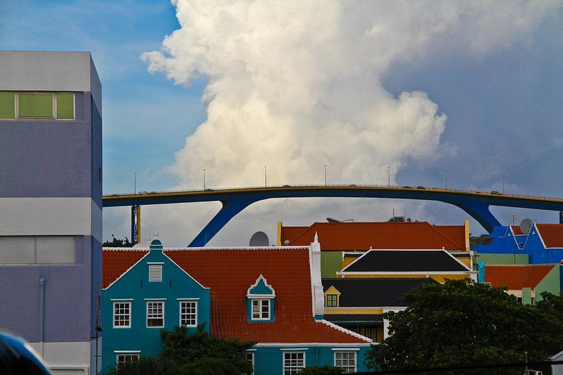 Queen Juliana Bridge (Curaçao) by rene marcel originals