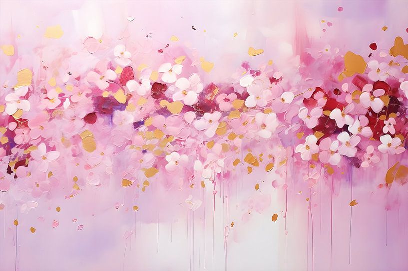 Pink Flowers by But First Framing