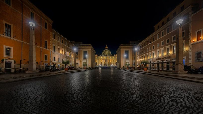 Via della Conciliazione zum Petersdom von Rene Siebring