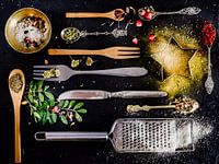 Outils de cuisine - photographie d'art pour le mur de la cuisine