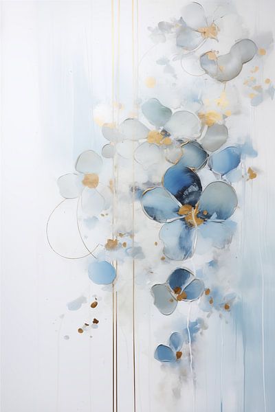 Blue flowers by Bert Nijholt