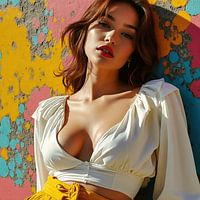 Porträt einer sexy Frau