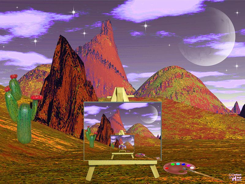 The picture in the picture by Norbert Hergl