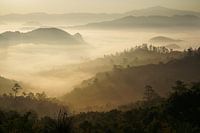 Magnifique lever de soleil en Thaïlande