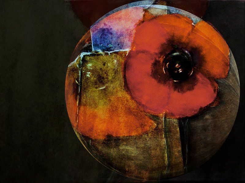 Red Poppy - abstract by Christine Nöhmeier