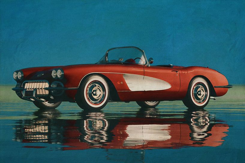 Chevrolet Corvette C1 From 1960 by Jan Keteleer