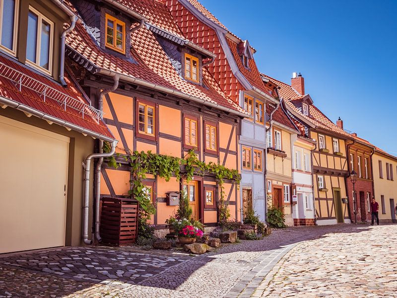 Old town of Quedlinburg in the Harz Mountains by Animaflora PicsStock