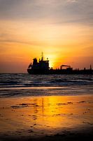 Sonnenuntergang auf See