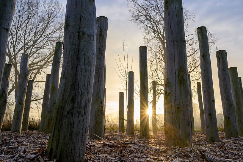 Sunrise Church Bridge von Peter Deschepper