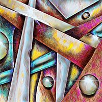 Abstrakte Kunst - Metallschrott