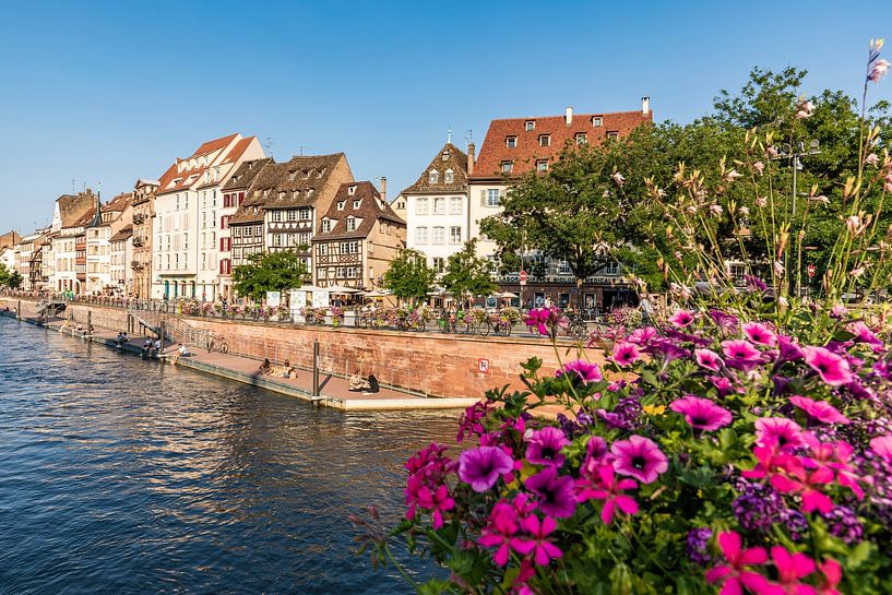 Quai des Bateliers in Straßburg im Elsass - Frankreich von Werner Dieterich