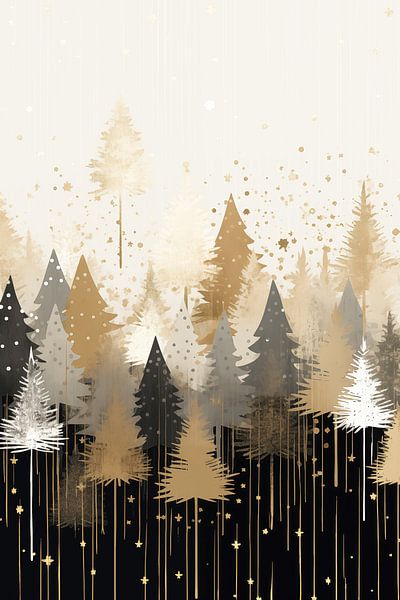 Weihnachtsbaum abstrakt von Imagine