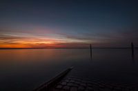 Zonsondergang op de Brouwersdam in Ouddorp