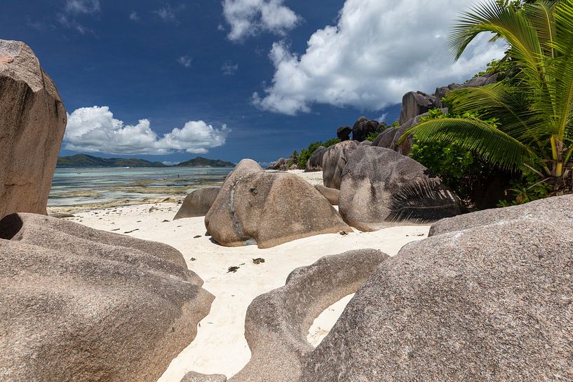 Beach on the Seychelles island La Digue by Reiner Conrad