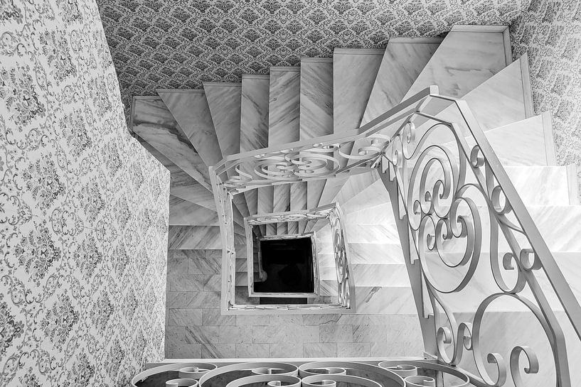 Quadratische Treppe von Dennis van de Water