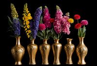 Vases d'or