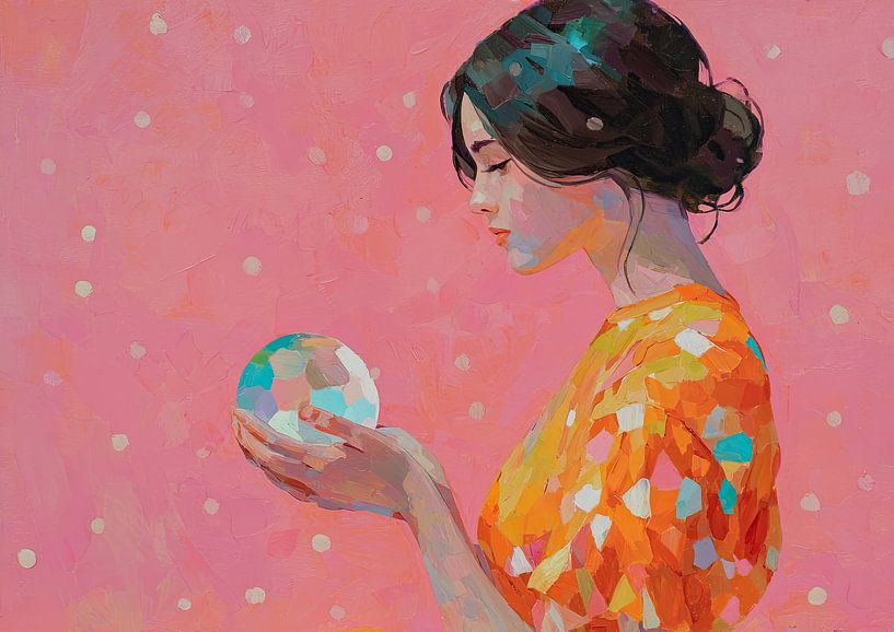 Bezaubernde Eleganz und Farbenpracht von Wunderbare Kunst