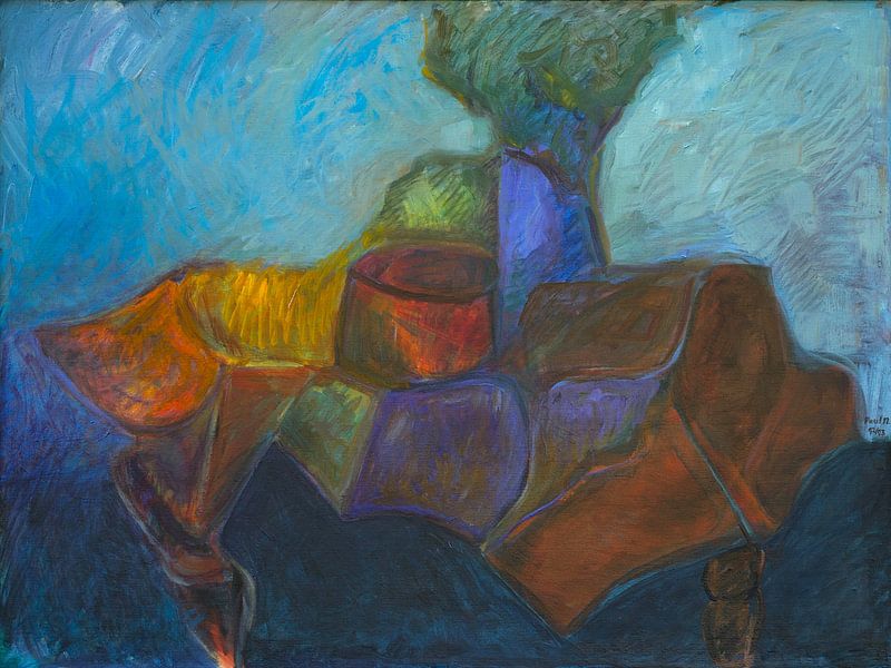 modernes abstraktes stillleben von Paul Nieuwendijk