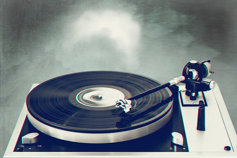 70ger Jahre Retro Plattenspieler von Dirk Wüstenhagen