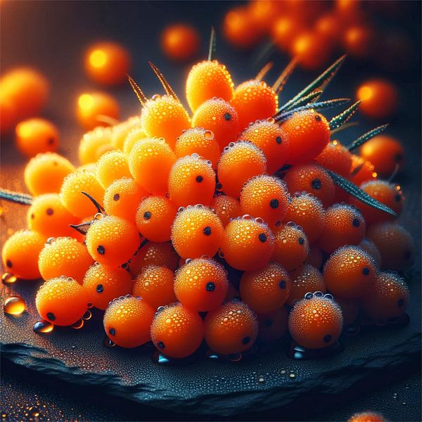 Buckthorn Berries Like Little Suns par Eric Nagel